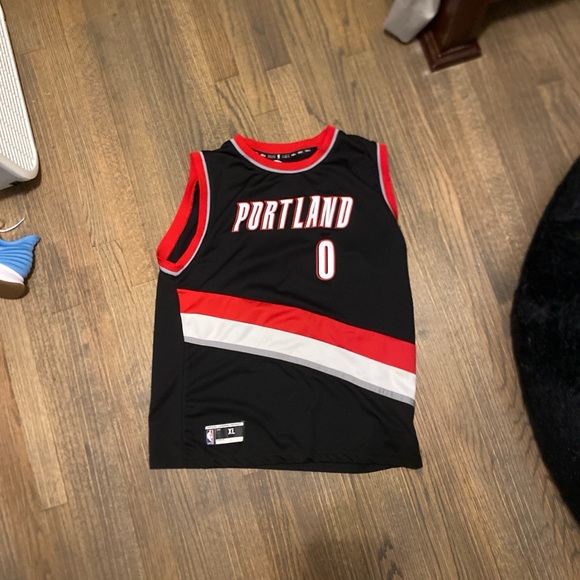 NBA Other - NBA Portland Kids Black and Red Jersey